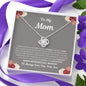 To my Mom---Love Knot Necklace
