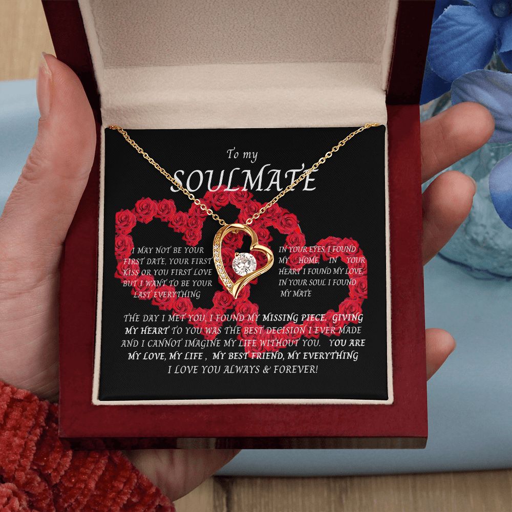 Forever Love necklace To my Soulmate, perfect gift for any occasions