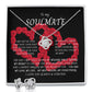 Love Knott Earrings and Necklace set--To my SOULMATE