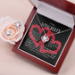 Love Knott Earrings and Necklace set--To my SOULMATE