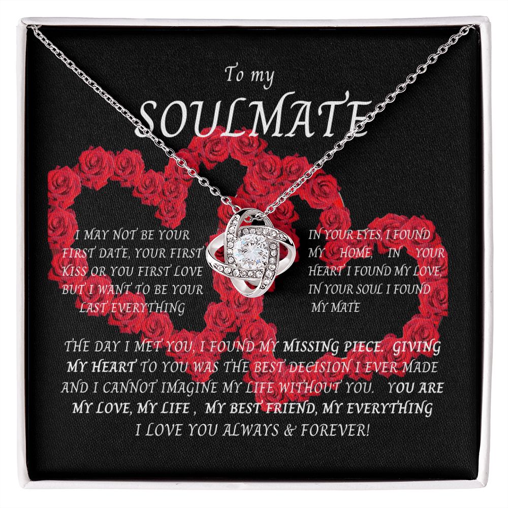 Love Knot Necklace--To my Soulmate