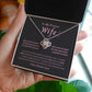 Love Knot Necklace--to my Precious Wife