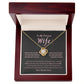 Love Knot Necklace--to my Precious Wife