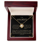 Love Knott Necklace--To My SOULMATE. Matching earrings available