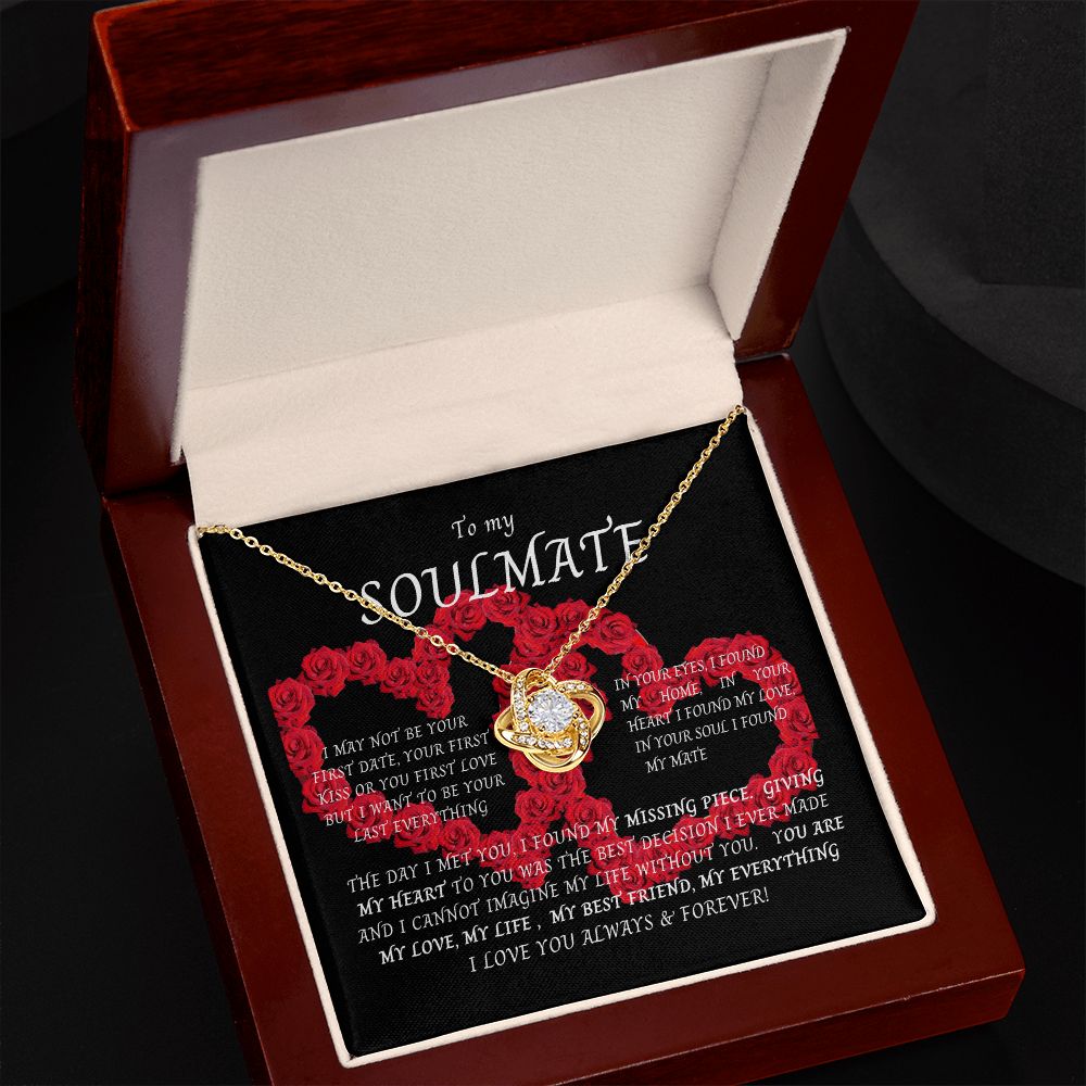 Love Knot Necklace--To my Soulmate