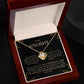 Love Knott Necklace--To My SOULMATE. Matching earrings available