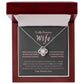 Love Knot Necklace--to my Precious Wife