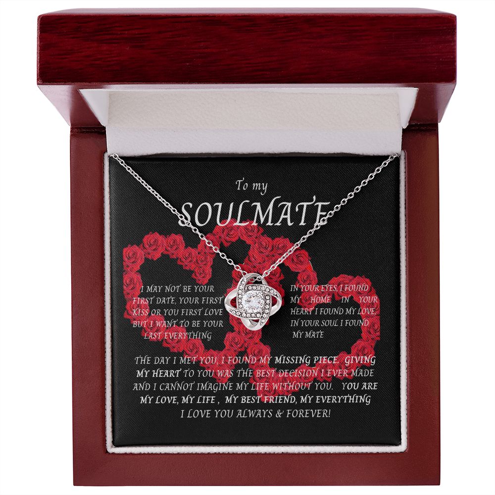 Love Knot Necklace--To my Soulmate