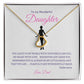 Delicate Heart Necklace--To my wonderful Daughter from Dad