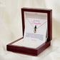 Delicate Heart Necklace--To my wonderful Daughter from Dad