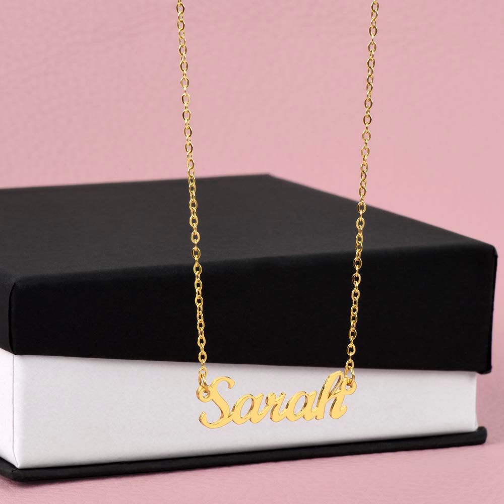 Personalized Name Necklace--To my Precious Wife--For Valentine's Day.
