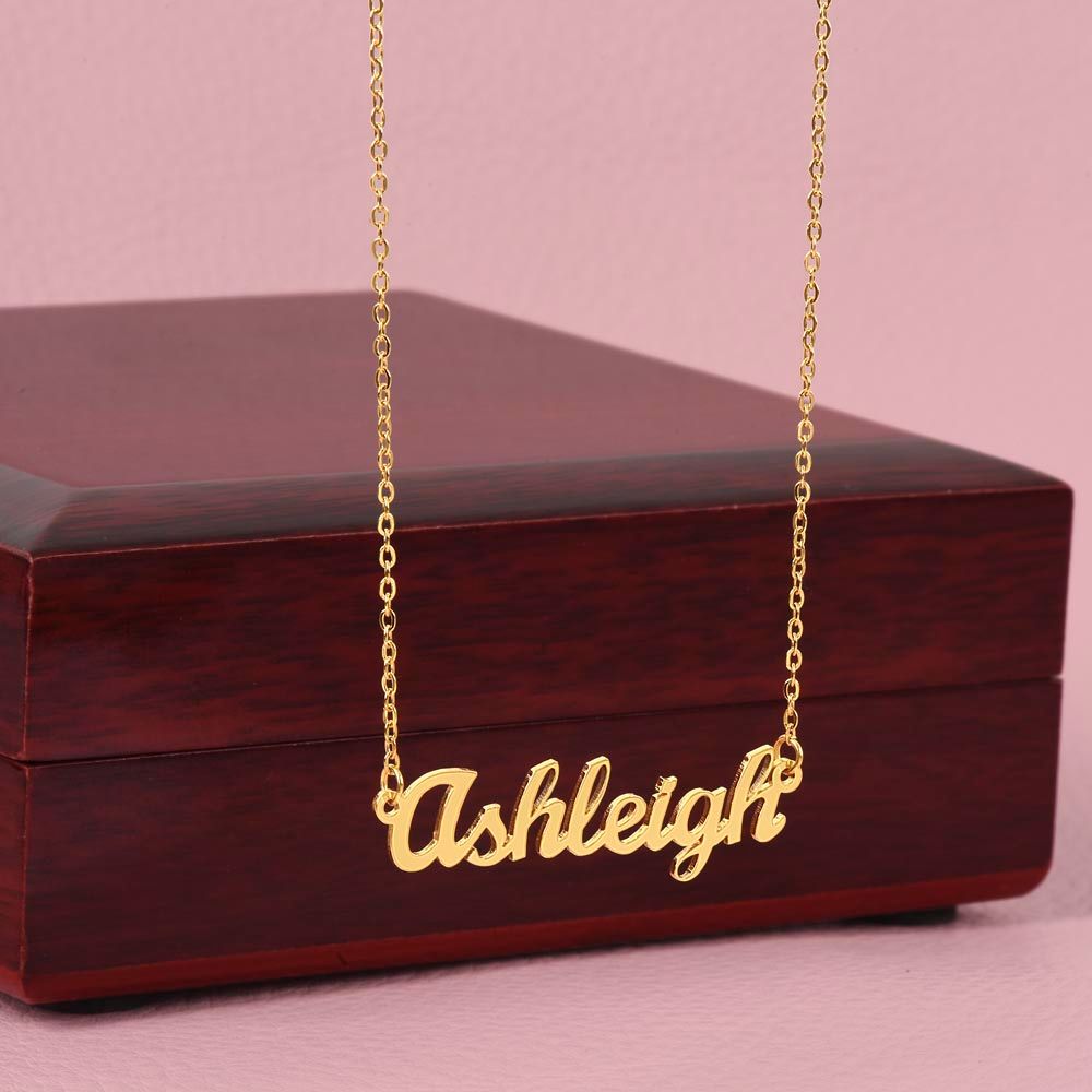 Personalized Name Necklace--To my Precious Wife--For Valentine's Day.