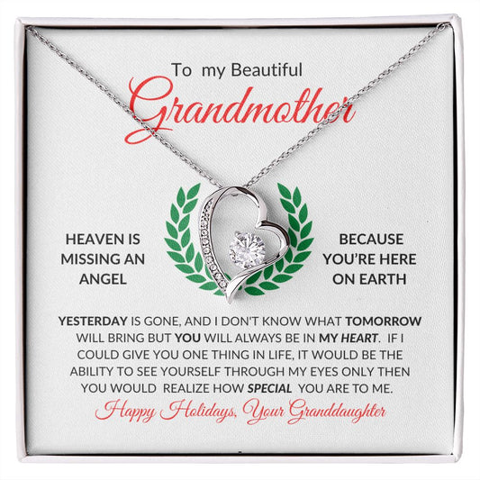 Grandmother Holiday Gift---Heaven is Missing an Angel