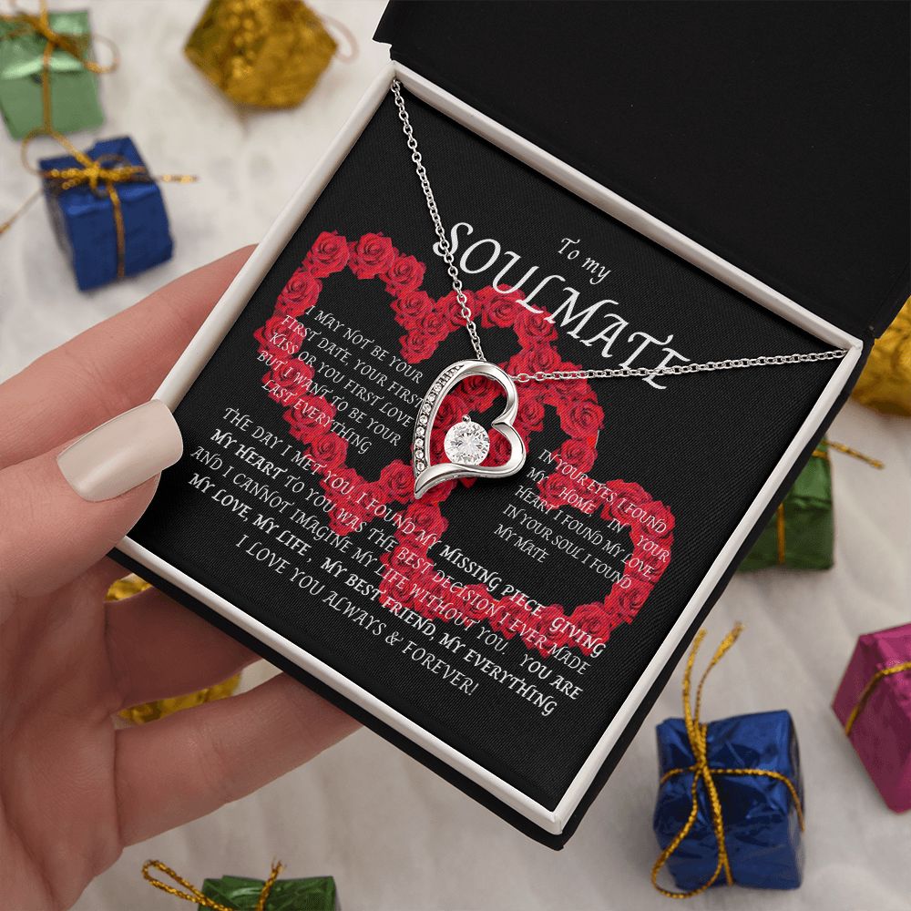 Forever Love necklace To my Soulmate, perfect gift for any occasions